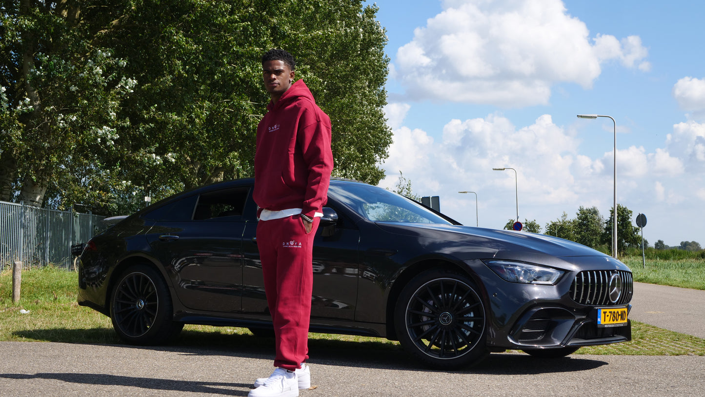 Basic jogging suit Red