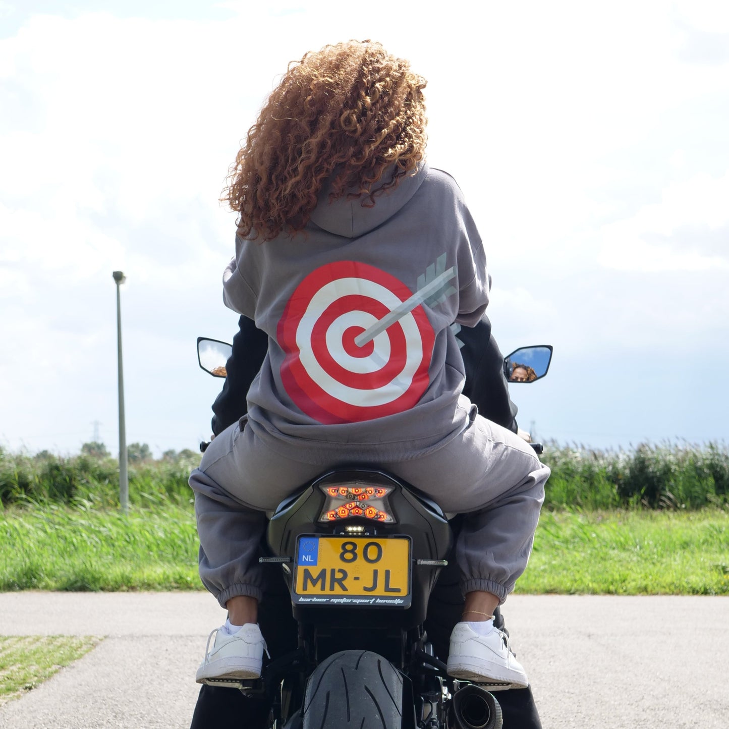 Basic jogging suit Melange Grey