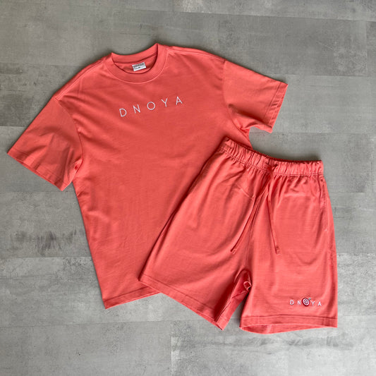 Oversized short pants set Pink
