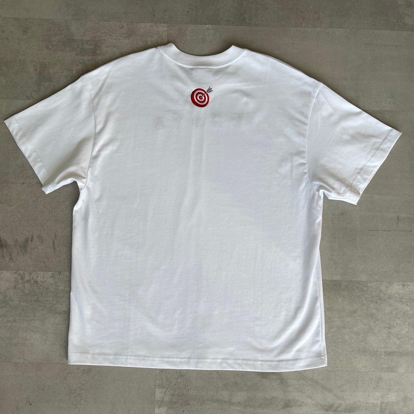 WHITE T-SHIRT GROEN LOGO