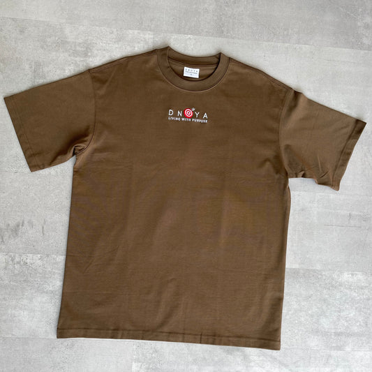 Basic DNOYA T-shirt Brown