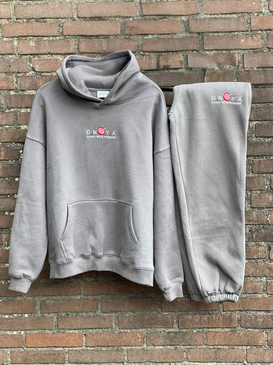 Basic jogging suit Melange Grey