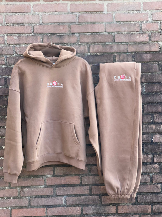 Basic jogging suit Brown